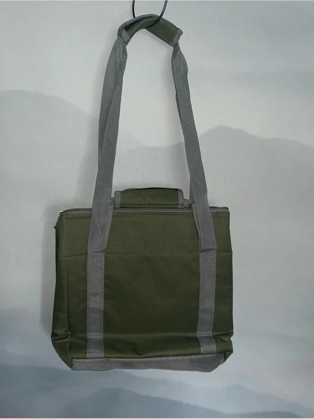 Sierra Club  Green Canvas Tote cooler Bag 13x12x7 Vintage